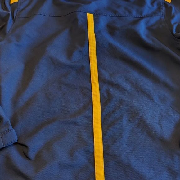 Under Armour U.S. Navy All Season Loose sz L Mens 1/4 Zip Hoodie Jacket Blue - Picture 10 of 10